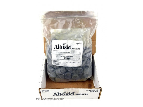 Altosid 30-Day Briquets - Stops Mosquitoes From Breeding and Growing - Box 100
