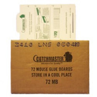 Catchmaster 72MB Econo Mouse Glue Boards (72 boards per box) - Peanut Butter Scented