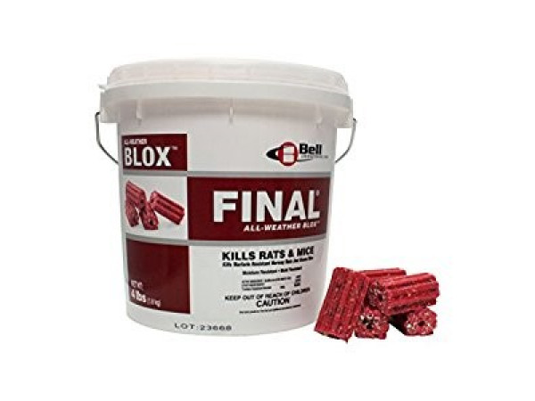 Final Blox Rodent Bait Poison – 18 lb Pail