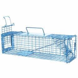 Safeguard Standard Cage Trap #52818 - Squirrels, Rats - Rear Door, Slide Release Back