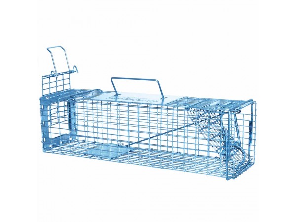 Safeguard Standard Cage Trap #52818 - Squirrels, Rats - Rear Door, Slide Release Back