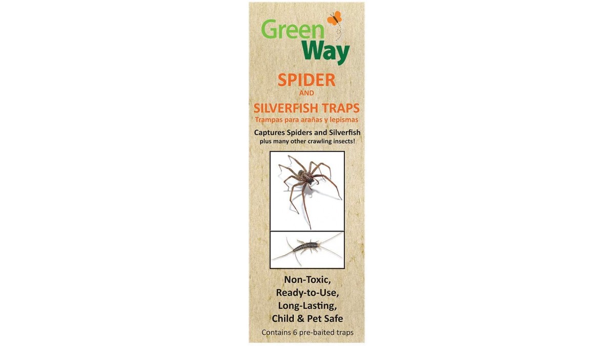 Greenway Spider and Silverfish Trap - 6 Pack