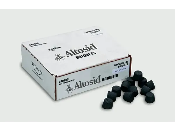 Altosid 30-Day Briquets - Stops Mosquitoes From Breeding and Growing - case 100
