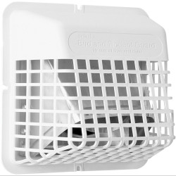 Universal Pest Guard Dryer Vent Cover (WHITE) - SINGLE
