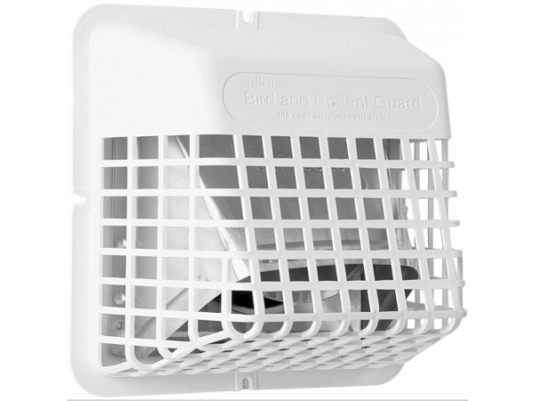 Universal Pest Guard Dryer Vent Cover (WHITE) - SINGLE